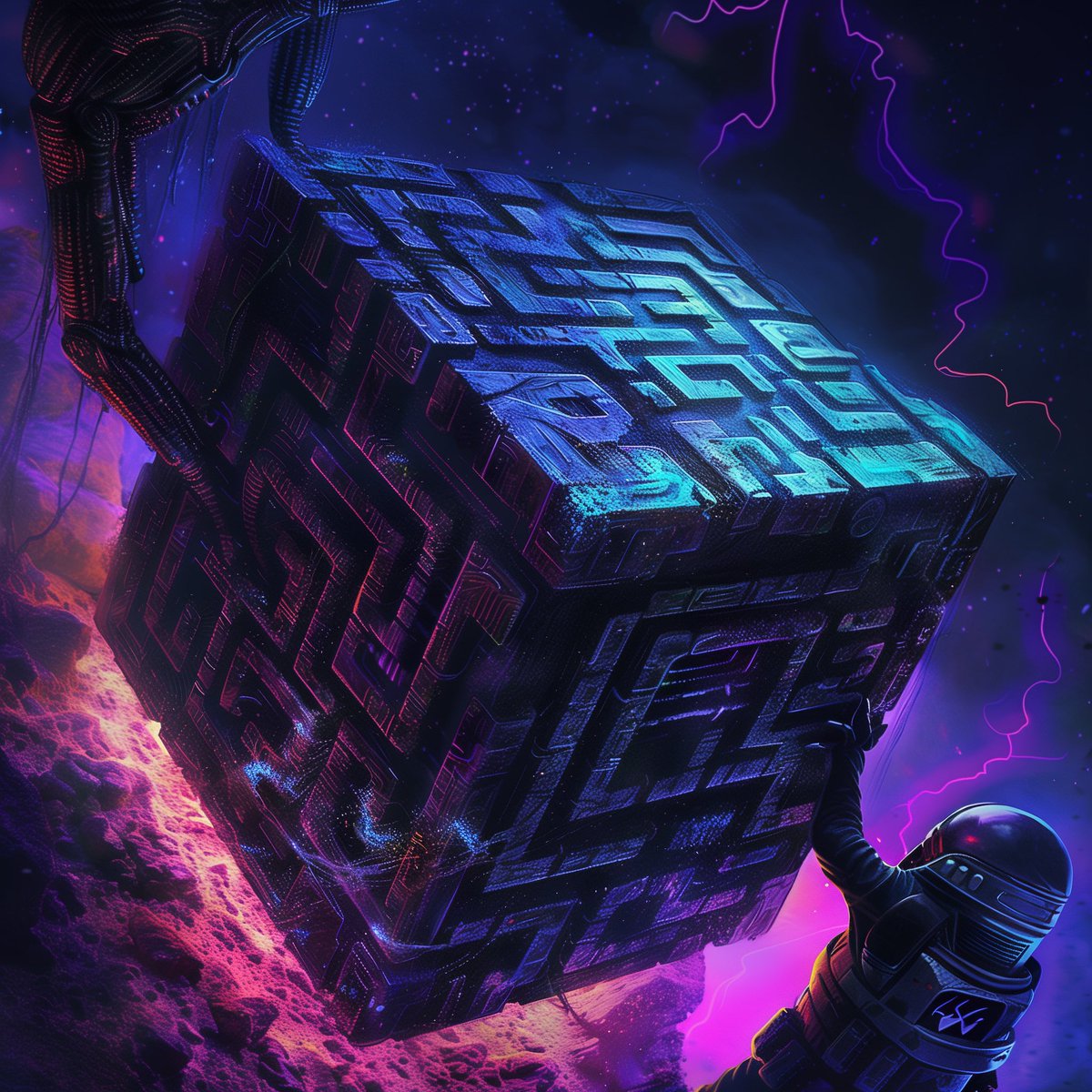 Hard labyrinth was the theme in the <a href="/WACollaborative/">Web3 Art Collaborative</a> discord. 
Come join us and see how good you are!