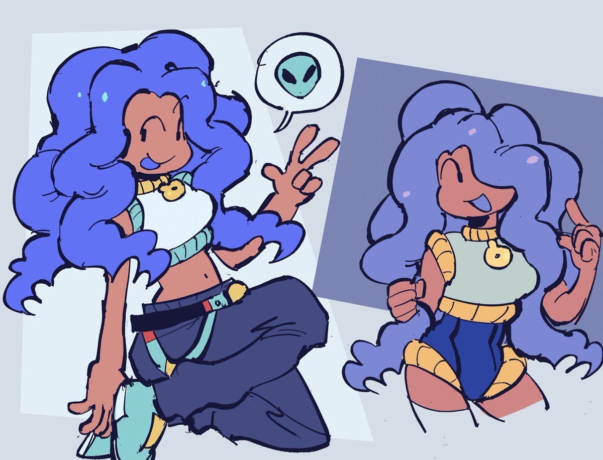 #sona she is an alien and she is kinda spacey