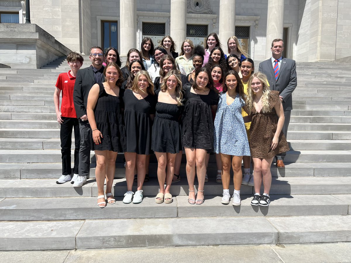 farmcards's tweet photo. Today Superintendent Jon Laffoon &amp; Senator Tyler Dees hosted Coach Johnson &amp; the 2023-24 State Champion Lady Cardinals at the State Capitol. Senator Dees &amp; the Senate passed a resolution honoring the Cardinals legacy &amp; took the team on a tour of the Capitol! #CardinalNation https://t.co/fnyAyV2sjc