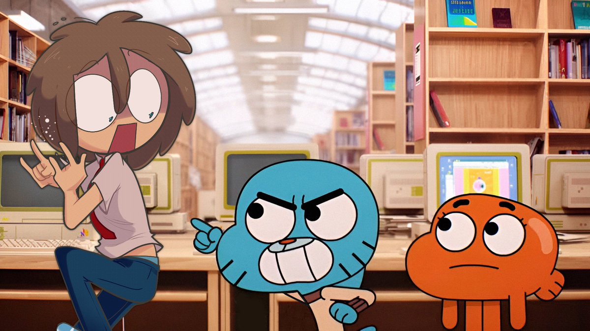This is the amazing world of gumball? #FNAFHS