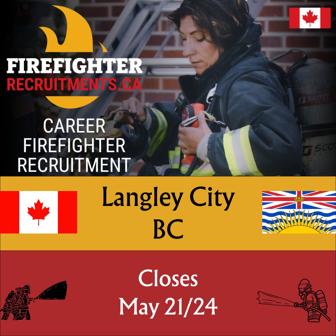 firefighterrecruitments.ca/job/langley-ci…
Langley, BC Firefighter Recruitment #firefighter #firerecruitment #firefighterrecruitment #firejobs #firefighterjobs #langley #bcjobs #langleyfire