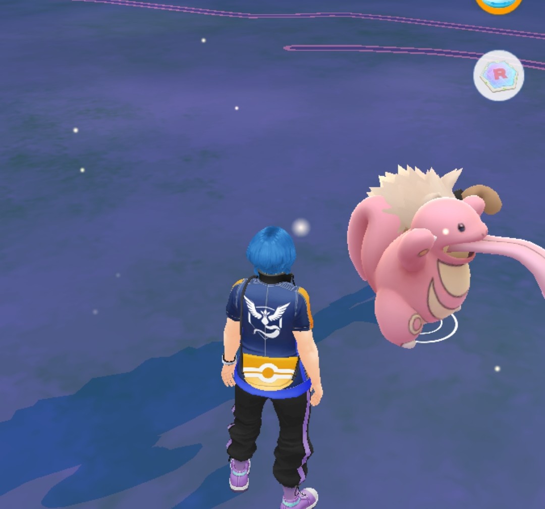 In his punk/scene era <3 This took forever, waiting for my Primeape buddy to lumber over there and stop directly over Lickitung 🤦‍♀️ #PokemonGO #NianticAR #Pokefusion