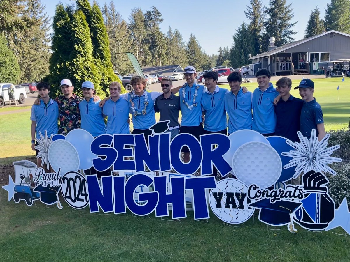 The Tides put up and incredible 94 points on senior night, the best score for the team at least since 2019! Theo Snyder shot a four under 32 and Liam Dalbec a 3 under 33 to lead the Tides! Capital also played their best match of the year as the Tides won 94-82.