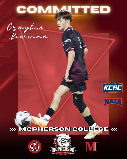 I am very blessed to announce that I will be continuing my academic and athletic career at McPherson College! Thank you to everyone who helped me along my journey. #bulldogpride