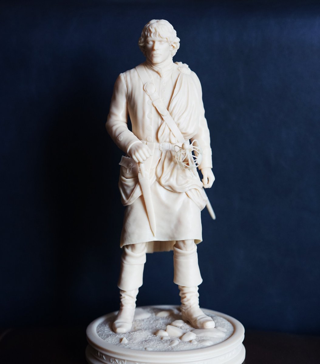 nadcheng's tweet photo. Gonna get hubs @SassenachSpirit whisky to distract from the fact that I've 3D-printed a #JamieFraser. @SamHeughan what can I print you? Make @joshuahorowitz a pair of you where he is taller?

3D model made by @fabiano_diliso 🤩https://t.co/GykumxrhNs

printed on @formlabs Form 4 https://t.co/0lURLcqIAm