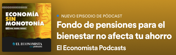 🔷Guillermo Zamarripa, Presidente @Amafore_mx conversa en el podcast de @eleconomista sobre la reforma para la creación del fondo de pensiones para el bienestar. 👉spoti.fi/3UuoWCh