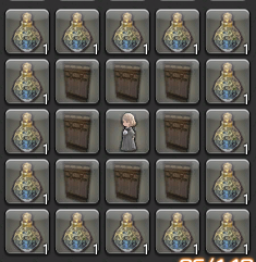 so i opened Novena's inventory
