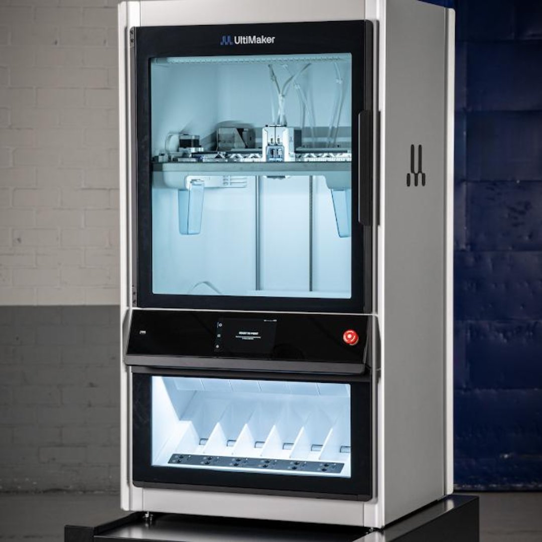 MatterHackers's tweet photo. The #UltiMaker #Factor4 is an advanced #3DPrinter for industrial use, offering high precision, large build volume, and wide material support. Priced at $19,500, it's ideal for prototyping and small batch production.
https://t.co/ZVHSzRyFvF
#MatterHackers https://t.co/XiA1pFf1bG