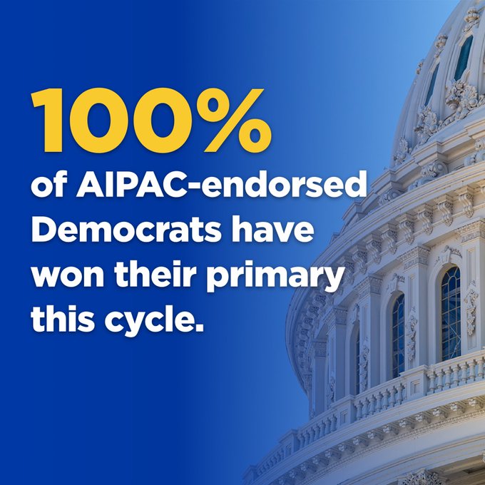 Another great night for pro-Israel Democrats!

All six AIPAC-endorsed Democrats won tonight in Pennsylvania. 

46/46 AIPAC-endorsed Democrats have won their primary elections this cycle!

Being pro-Israel is good policy and good politics!