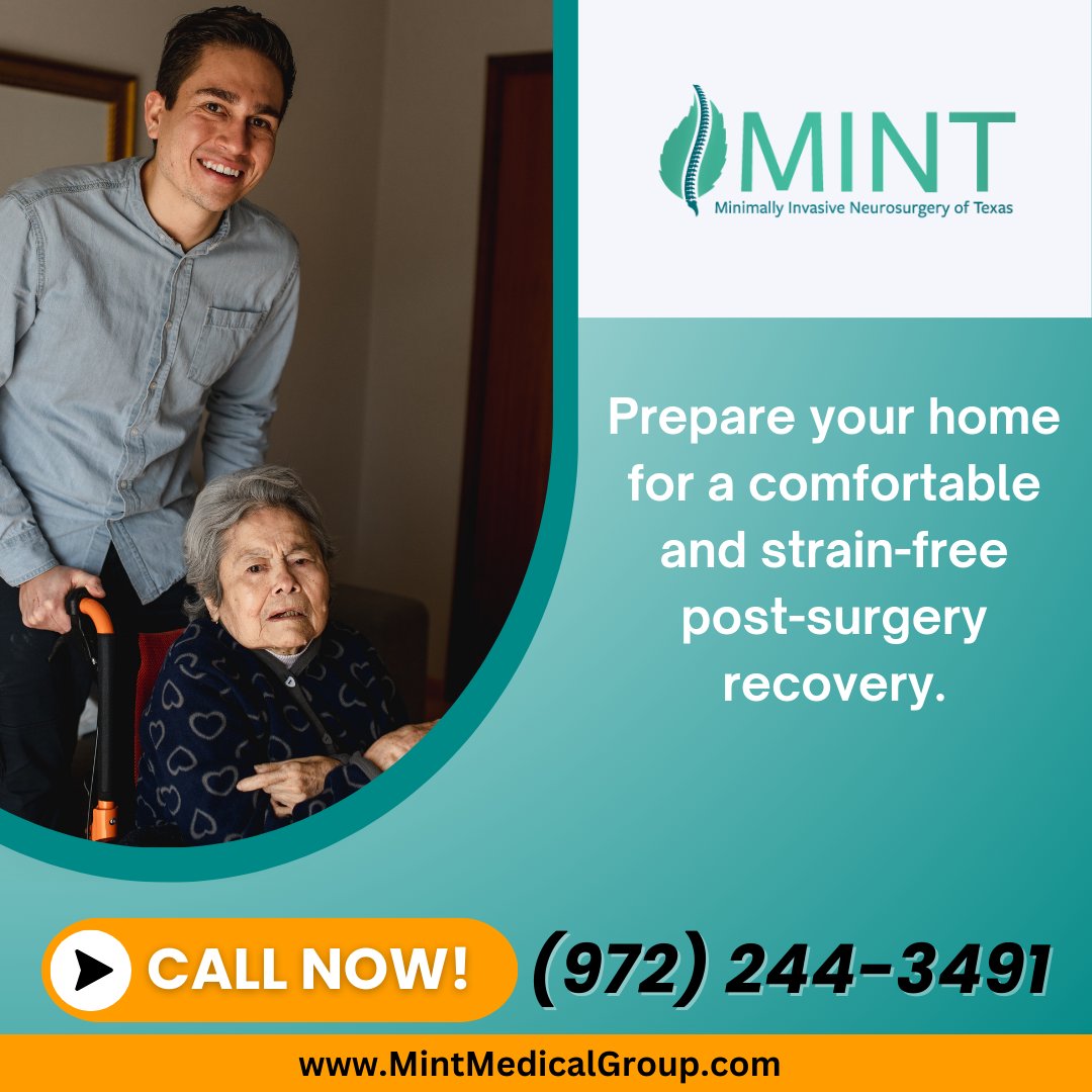 KutzMd's tweet image. Prepare your home to be recovery-ready post-surgery. Strategically arrange your living space for ease and minimal strain in Plano, TX. Our specialists offer detailed preparation advice. Start your recovery journey at (972) 244-3491. #RecoveryAtHome #PostSurgeryCare