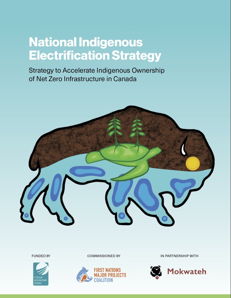 Congratulations to @fnmpc for the launch of the National Indigenous Electrification Strategy today. This isn't just another report. It's a concrete set of actions that will position Indigenous nations as leaders of Canada's shift to net-zero. Read more: fnmpc.ca/wp-content/upl…