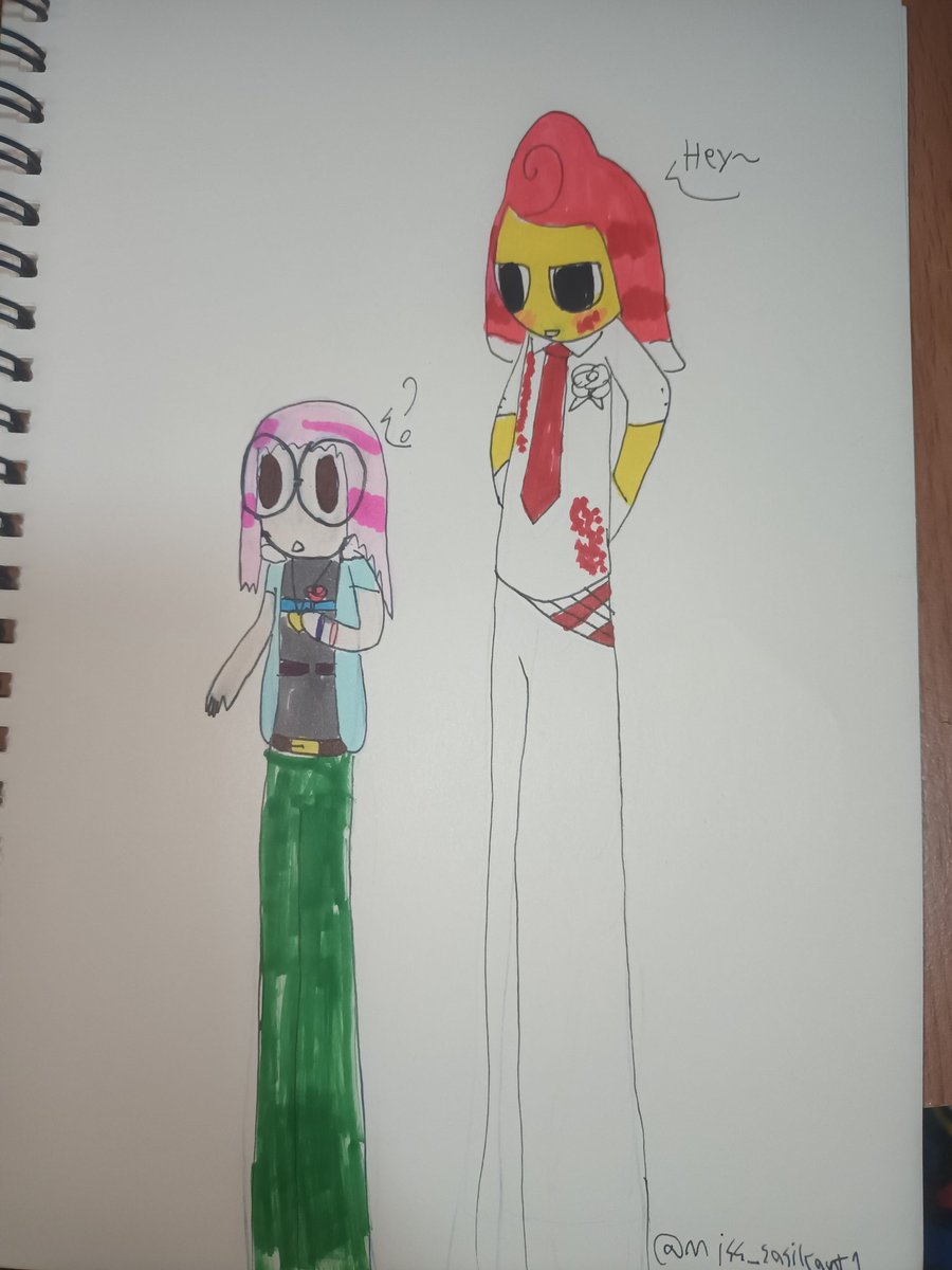 Try to pick up the rose

RoseBlood: @IndehScool67733 

#WelcomeHome 
#welcomehomearg 
#whtwt
#WelcomeHomeAU
#WallyDarling 
#WallyDarlingAU
#Wally
#au
#Oc
#Ocart
#sona
#Mysona
#Sketchbook
#Sketch
#Markers
#Illustration
#Cuteart
#Myart
#イラスト
#ArtistOnTwitter