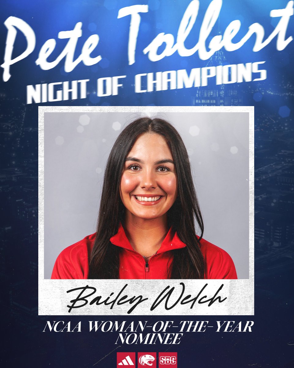 SouthAlabama's tweet photo. Congratulations to our NCAA Woman of the Year nominee... Bailey Welch‼️ https://t.co/oWwpKAIwte