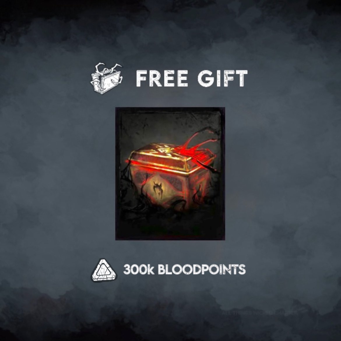 dbdcodes's tweet photo. Weekly Free Gift In The In-game Store | 300k Bloodpoints When Claimed

Can Be Found In The Featured Tab At The Bottom Right Corner https://t.co/sLhZaLPIf0
