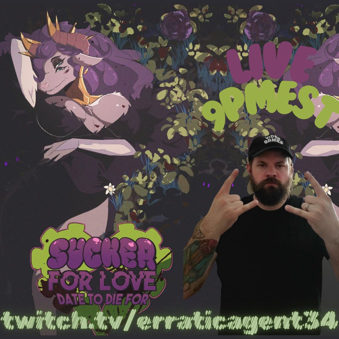 Who is trying to get some smooches tonight in <a href="/sucker4lovegame/">Sucker for Love: Date to Die For</a> ??????

twitch.tv/erraticagent34