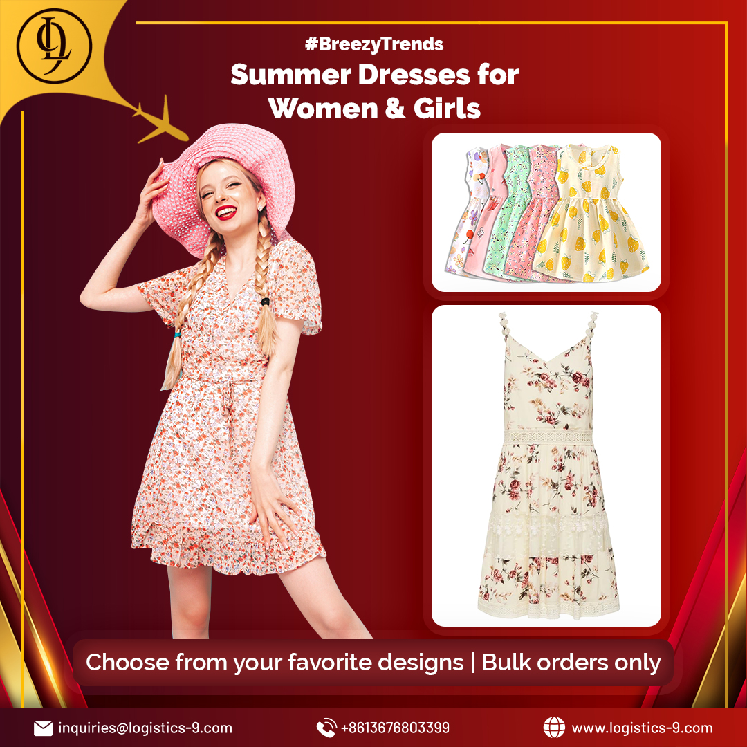 Import trendy summer dresses from China’s best markets with us and watch your profits bloom. . . be prepared for the peak summer season. DM for inquiries.

#dressimport #dressimportchina #dresseswholesale #summerdresses #summerdressimport #dresstrends #logistics9
