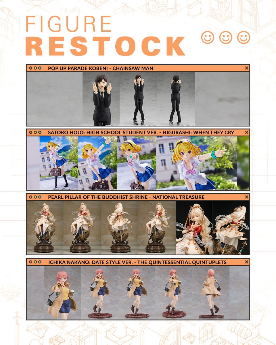 More of your favorites are back in stock! Browse our latest figure restock and shop popular characters from Chainsaw Man and more. Available now on the GOOD SMILE ONLINE SHOP US! Shop: s.goodsmile.link/hGp #Goodsmile