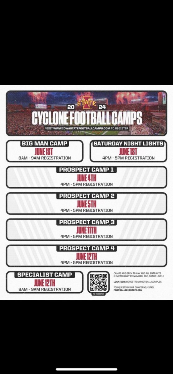 Thanks for the invite! <a href="/TrentSlattenow/">Trent Slattenow</a> <a href="/CycloneFB/">Iowa State Football</a>