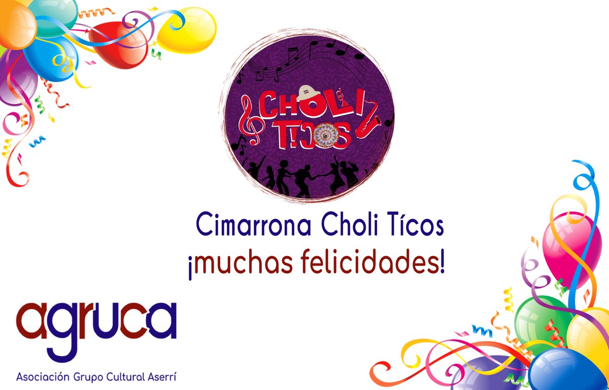 ¡Nuestras felicitaciones a nuestros amigos de Cimarrona Choli Tícos por su 8️⃣ aniversario!🥳🎂🎉🎊
#somosfamilia #somosagruca