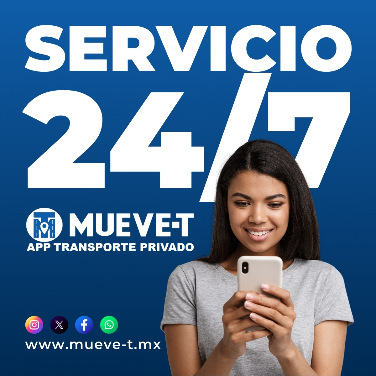 ¡Llegó MUEVE-T! App de transporte privado orgullosamente mexicana y autorizada por el IMOVEQROO. Una solución completa para usuarios las 24/7. ¡Descárgala ya! 🌴.

#muevet #muevetquintanaroo #muevetcancun #transportemexicano #viajaseguro #viajacómodo