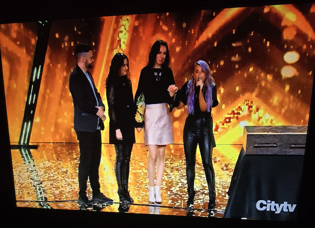 @trishstratuscom You weren't lying when you said you sense another tear jerker. 😢 Together for peace. What a beautiful way to convey their message. ❤️ A well deserved Golden Buzzer. #CGT