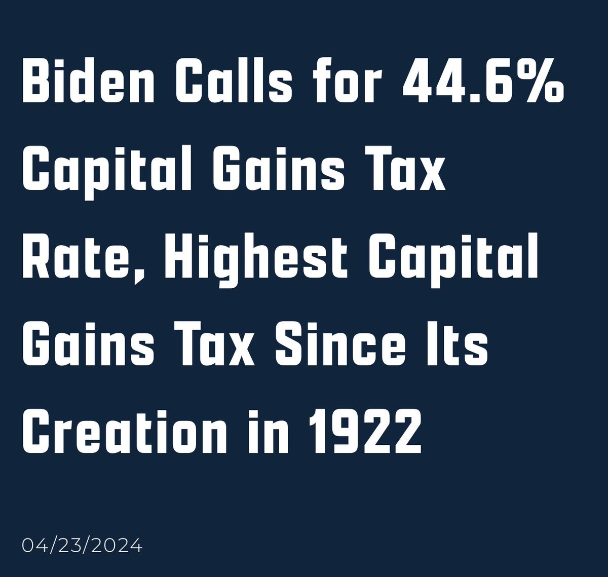 Trump and Republicans Cut Taxes Biden and Democrats Raise Taxes. Vote for Trump and Republicans in November.