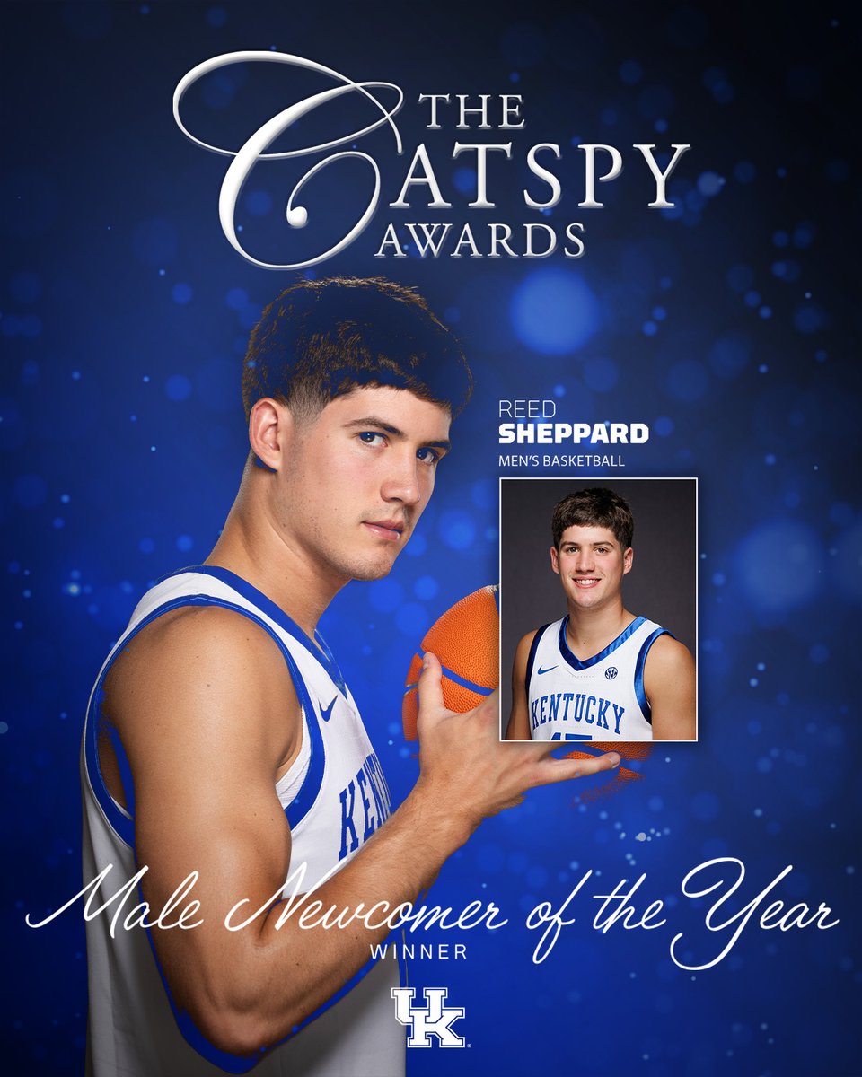 Winner of the Male Newcomer of the Year Award is Reed Sheppard #CATSPYs