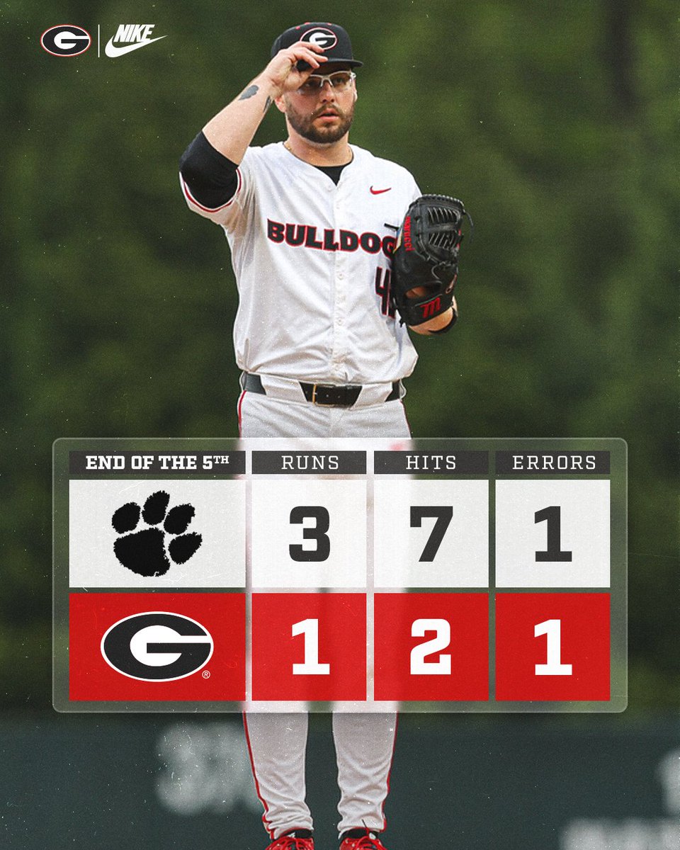 After five. #GoDawgs