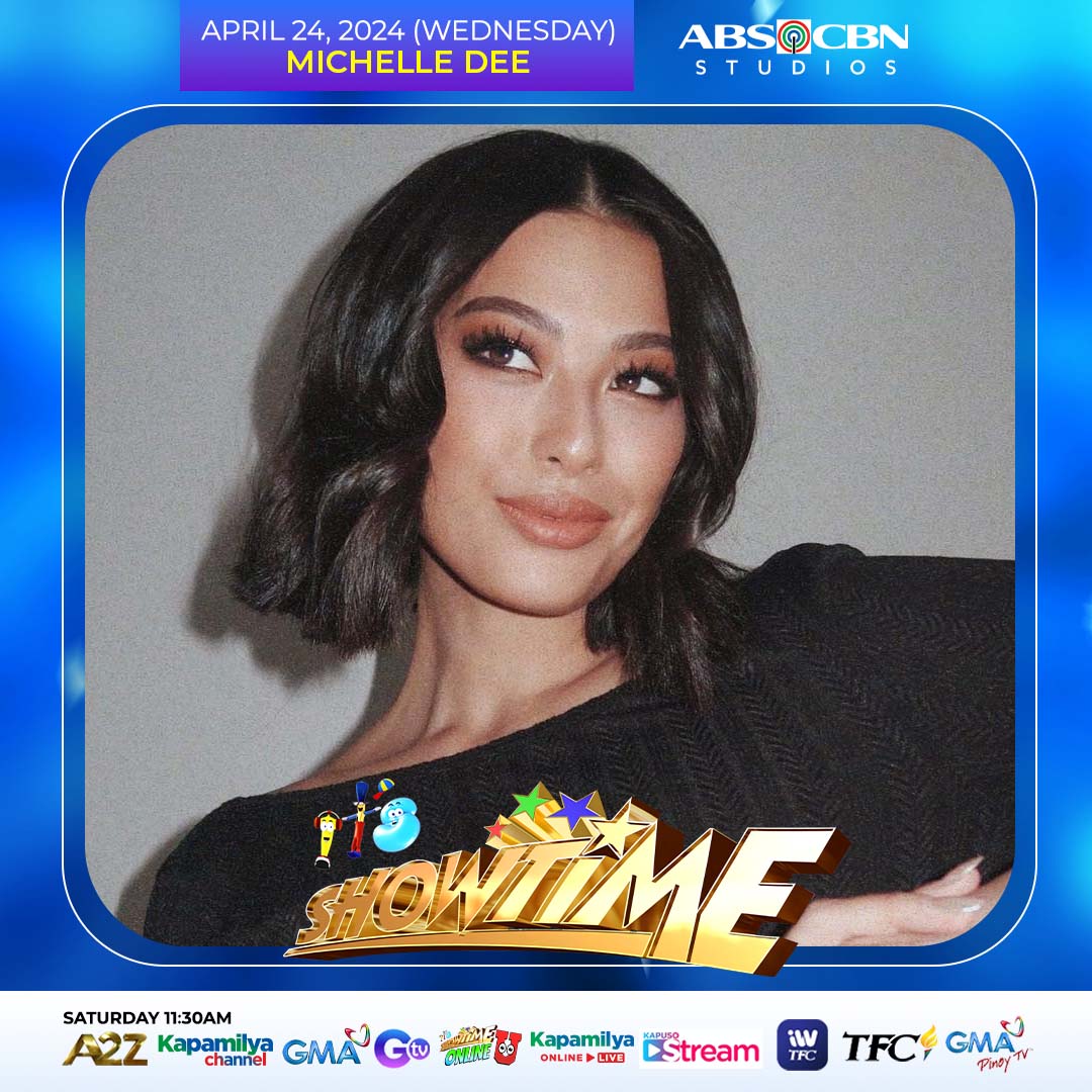 Madlang People! Let's achieve good vibes with Kapuso star Michelle Dee this Wednesday sa It's Showtime! #ShowtimeAchiever 💙💛🌈