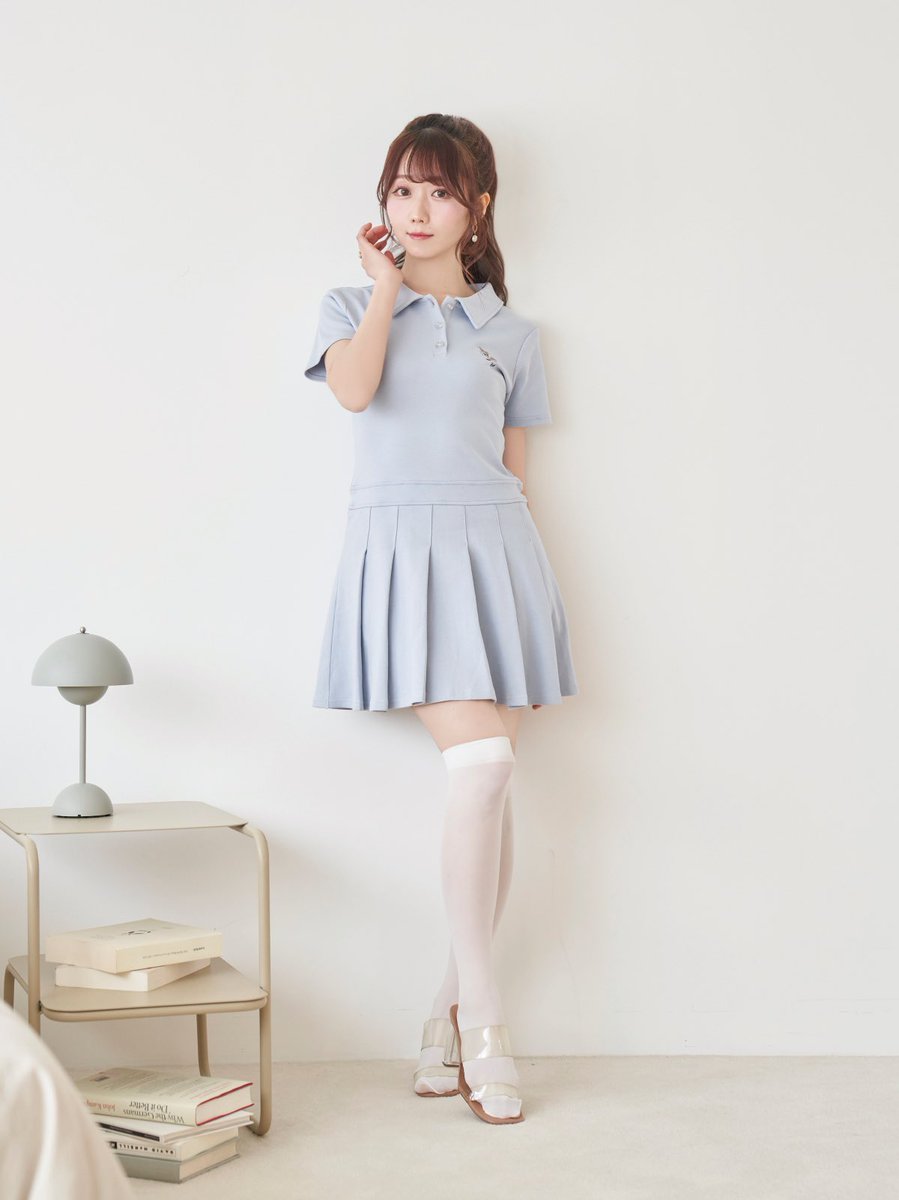 ロゼミューズ　ポロワンピース 限定値下げ】ロゼミューズ ポロワンピース - メルカリ