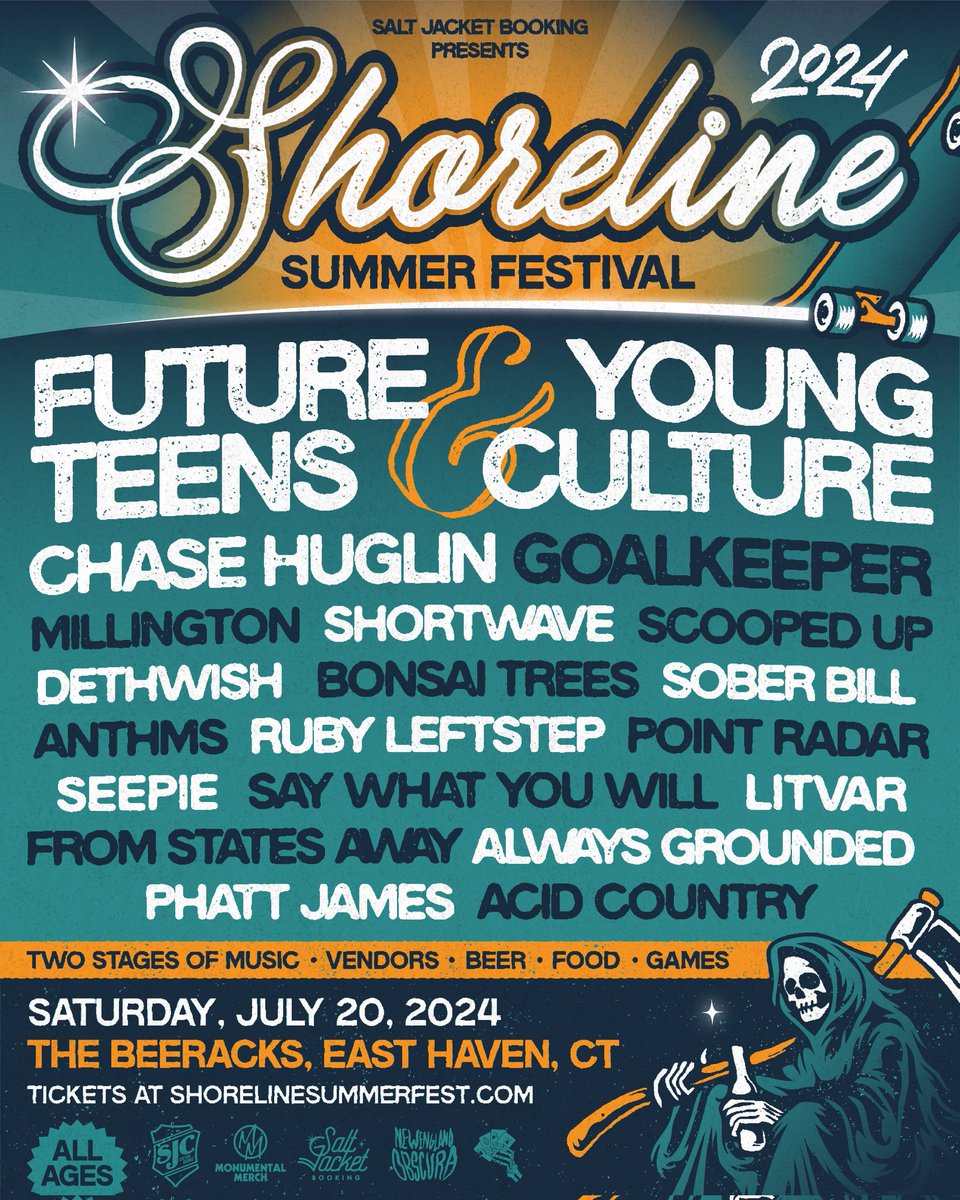 My band @always_grounded is playing Shorline Summer Fest! Shoot me a message for tickets, I will mail them out to you🤘