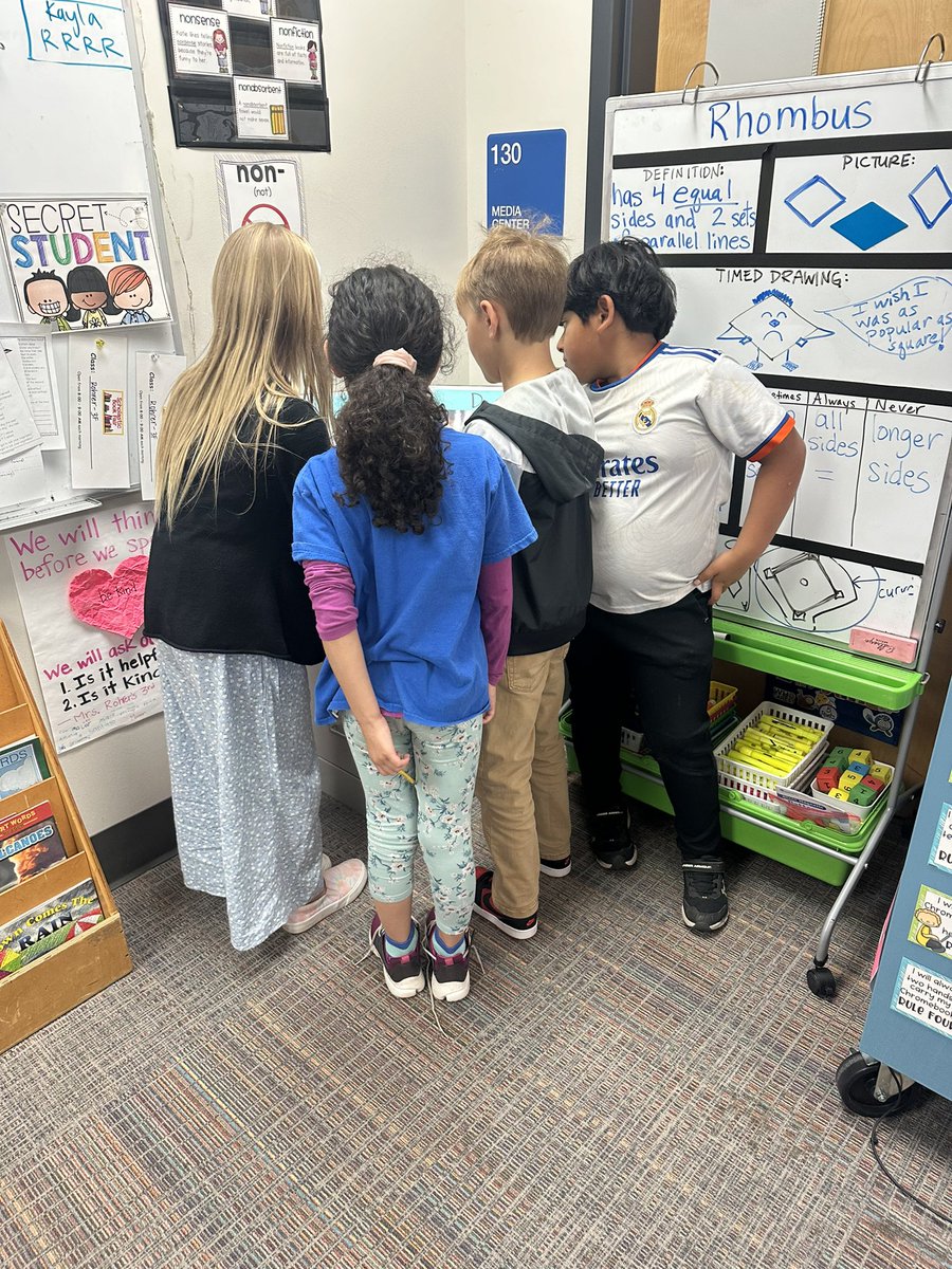 Mrs. Rohrer and her 3rd graders doing a picture walk to identify natural disasters! #angeloakes