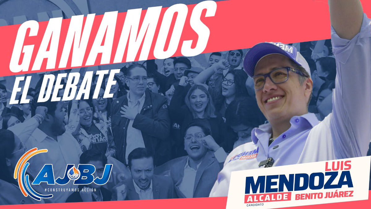 Tenemos Alcalde y se llama <a href="/LuisMendozaBJ/">Luis Mendoza Acevedo</a> !

La Benito Juárez está en muy buenas manos! 🔵

#ComtigoSeguimosAvanzando
#BlindemosBJ
#LaAlcaldiaQueQueremos
#ComstruyamosACCion