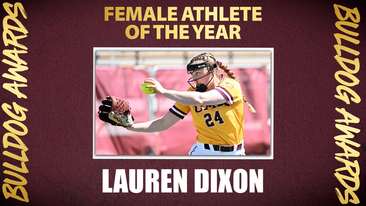 UMDBulldogs's tweet photo. Break record, repeat. @UMD_Softball Lauren Dixon is your Female Athlete of the Year! https://t.co/I3VCLDmrxE