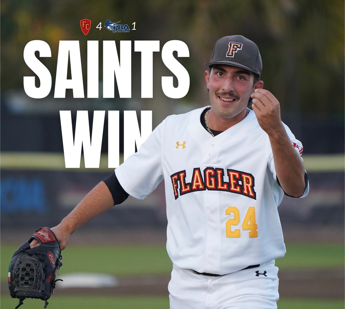 ANOTHER MIDWEEK W🤌🤌 The Saints secure the win against PBA, taking down the Sailfish 4️⃣-1️⃣‼️ See you this weekend to watch the Saints take on Augusta, starting Friday at 6 p.m. 🔜 #GoSaints x @FlaglerSports