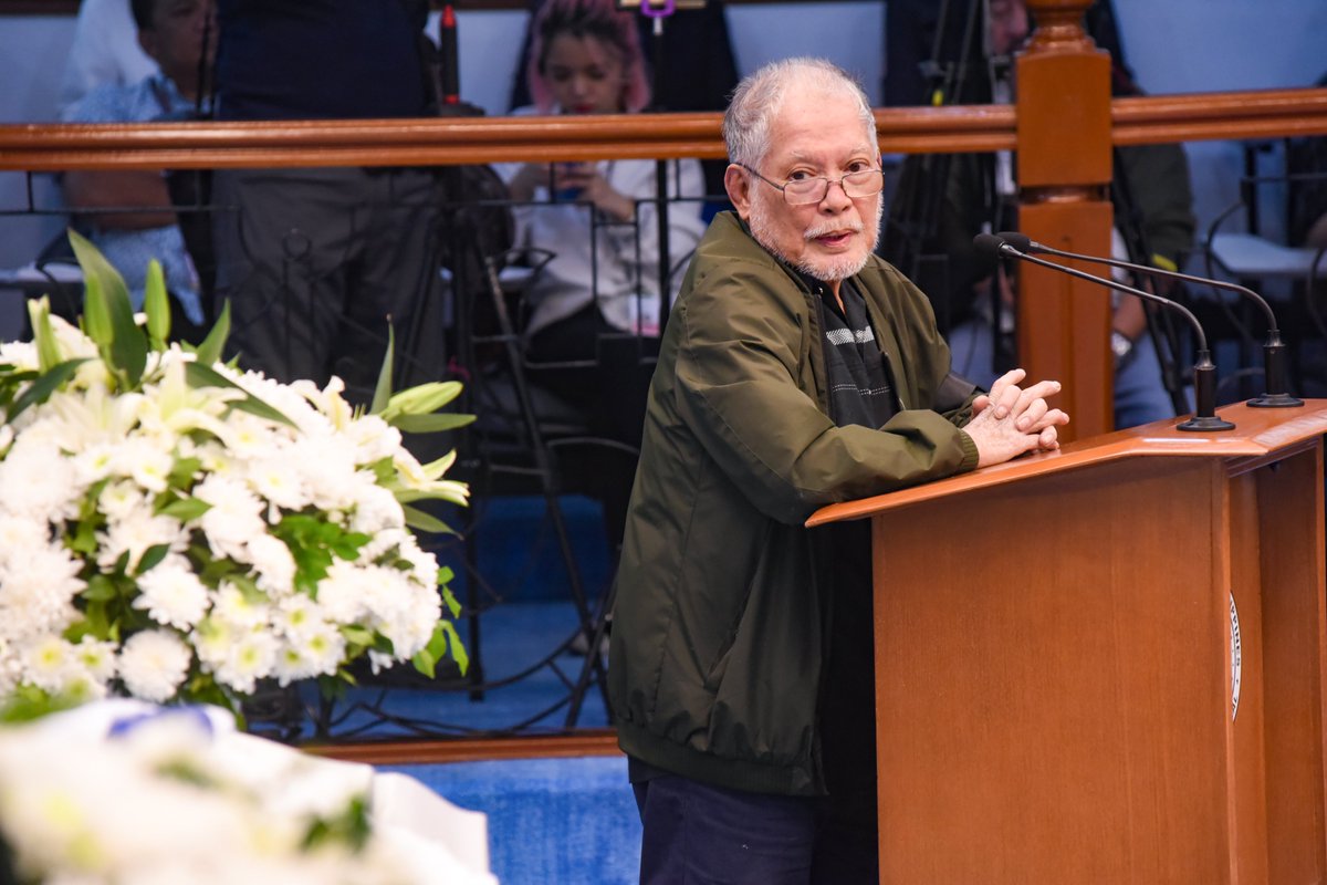 JUST IN: Former senator Rene Saguisag has passed away, his family confirmed. | via Sherrie Ann Torres, ABS-CBN News Story to follow at news.abs-cbn.com.