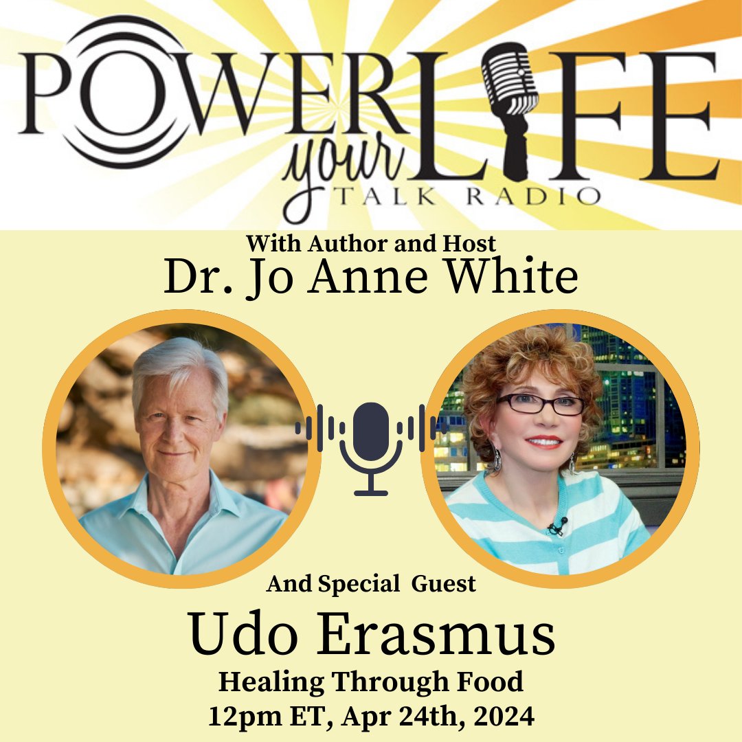 tobtr.com/12326180 Power Your Life Show April 24 @Noon ET with Udo Erasmus, speaker, author and co-founder of Udo’s Choice discusses how the food you eat can transform your health and wellness.

#poweryourliferadio #transformation #healthandwellness #fatsthatheal #UdosChoice