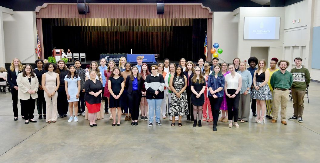 Academic achievement and service were celebrated April 23 as the @iamcccc Beta Sigma Phi Chapter of the Phi Theta Kappa International Honor Society held its spring induction ceremony. See downloadable photos from the event at cccc.edu/slideshows/gal….
