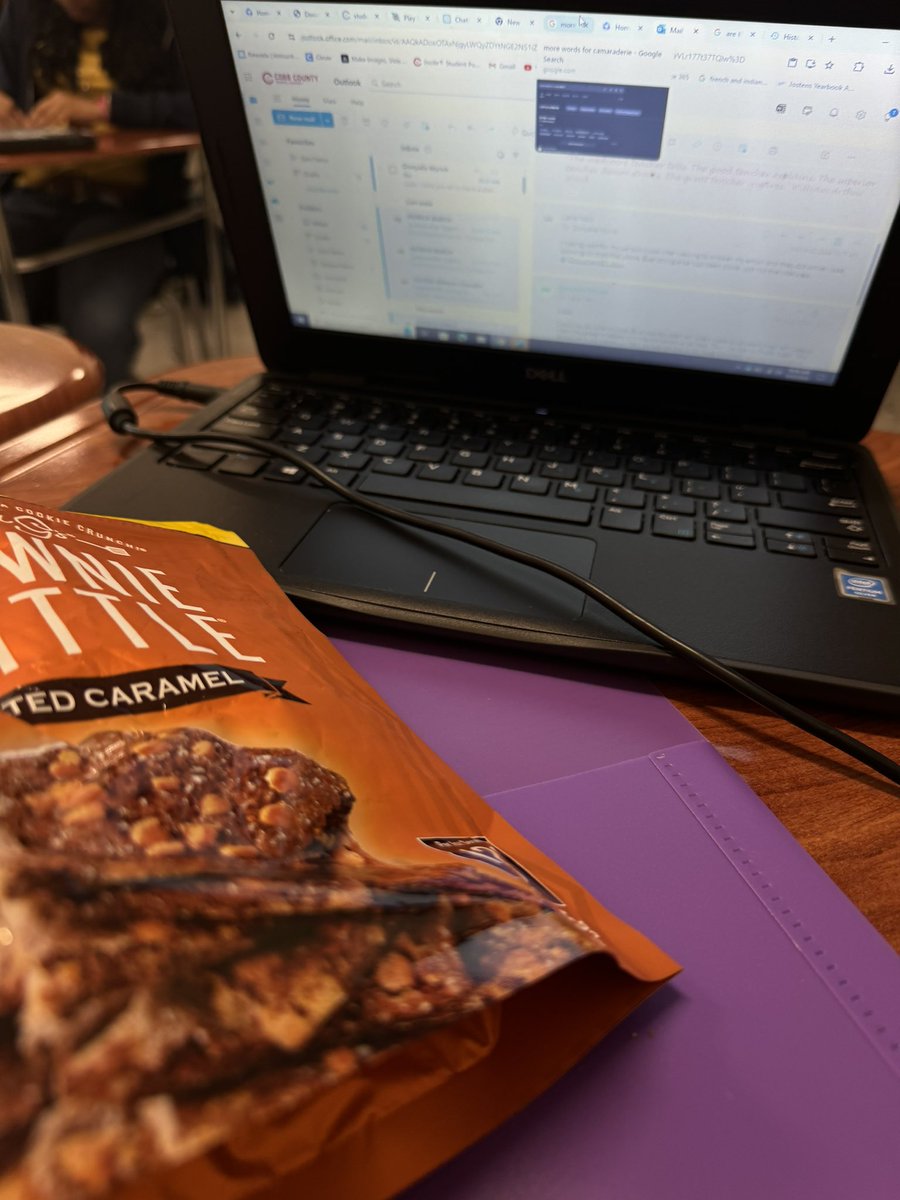 all i do at school is eat and do my work