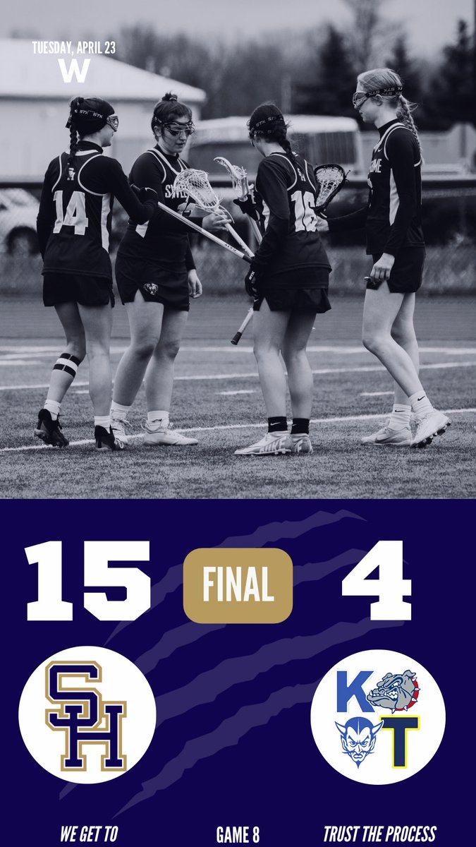 A special win tonight in honor of Morgan’s Message and athlete mental health 🦋🥍 Back to work on Thursday as we head to Lockport! Smith 6g/1a Kielbasa 6g/1a/5gbs Miceli 1g Guadagna 1g Coughlin 1g Papero 1a Flatau SV 64% #WeGetTo @SHCSDAthletics @SHSCentral
