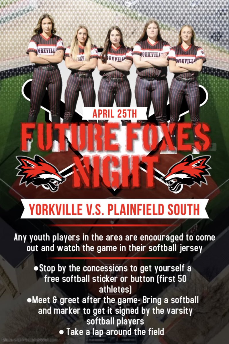 Calling all Future Foxes Softball players!!!! 🦊 🥎