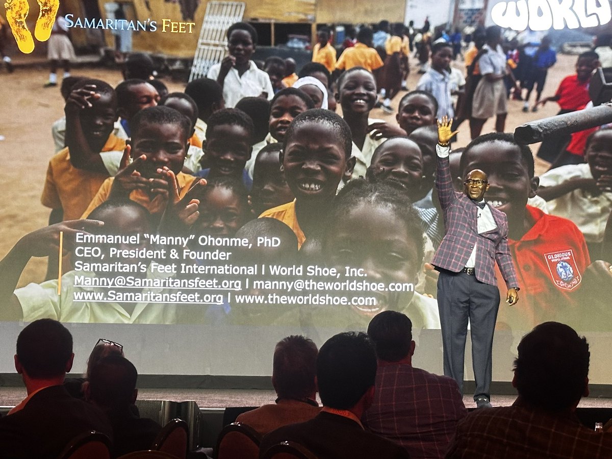 Liz Miller (@lizkmiller) on Twitter photo What a way to end the day here at #CongaConnect hearing the story of inspiration, hope and passion from <a href="/Samaritans_Feet/">Samaritan's Feet</a> CEO <a href="/MannyOhonme/">Manny Ohonme</a> What a way to end the day here at #CongaConnect hearing the story of inspiration, hope and passion from <a href="/Samaritans_Feet/">Samaritan's Feet</a> CEO <a href="/MannyOhonme/">Manny Ohonme</a>