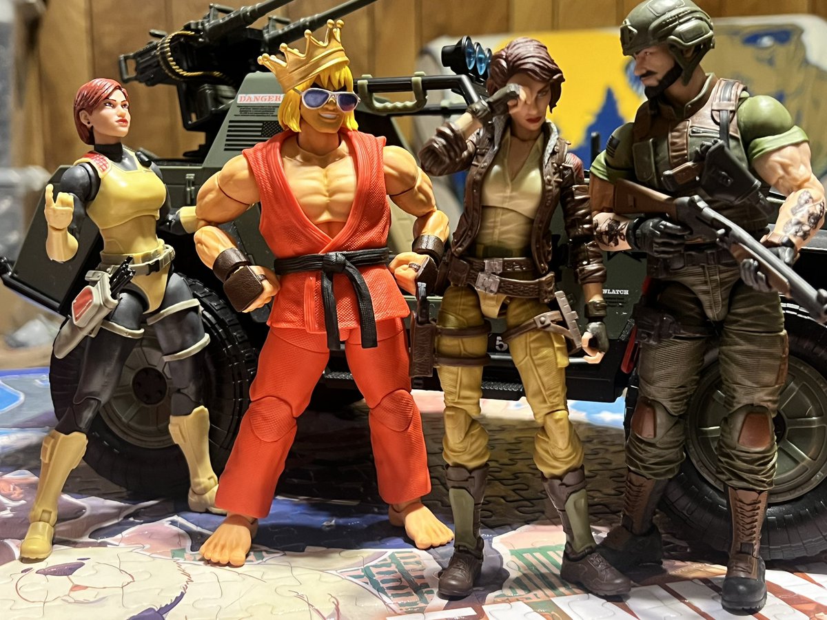 When Street Fighter II inexplicably joined G.I.Joe in 1993, Ken