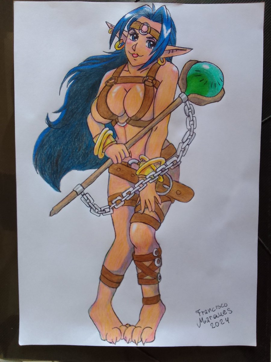 franciscoarques's tweet photo. Niele - Holy Avenger (Fanart) https://t.co/H5OWX0tgnw