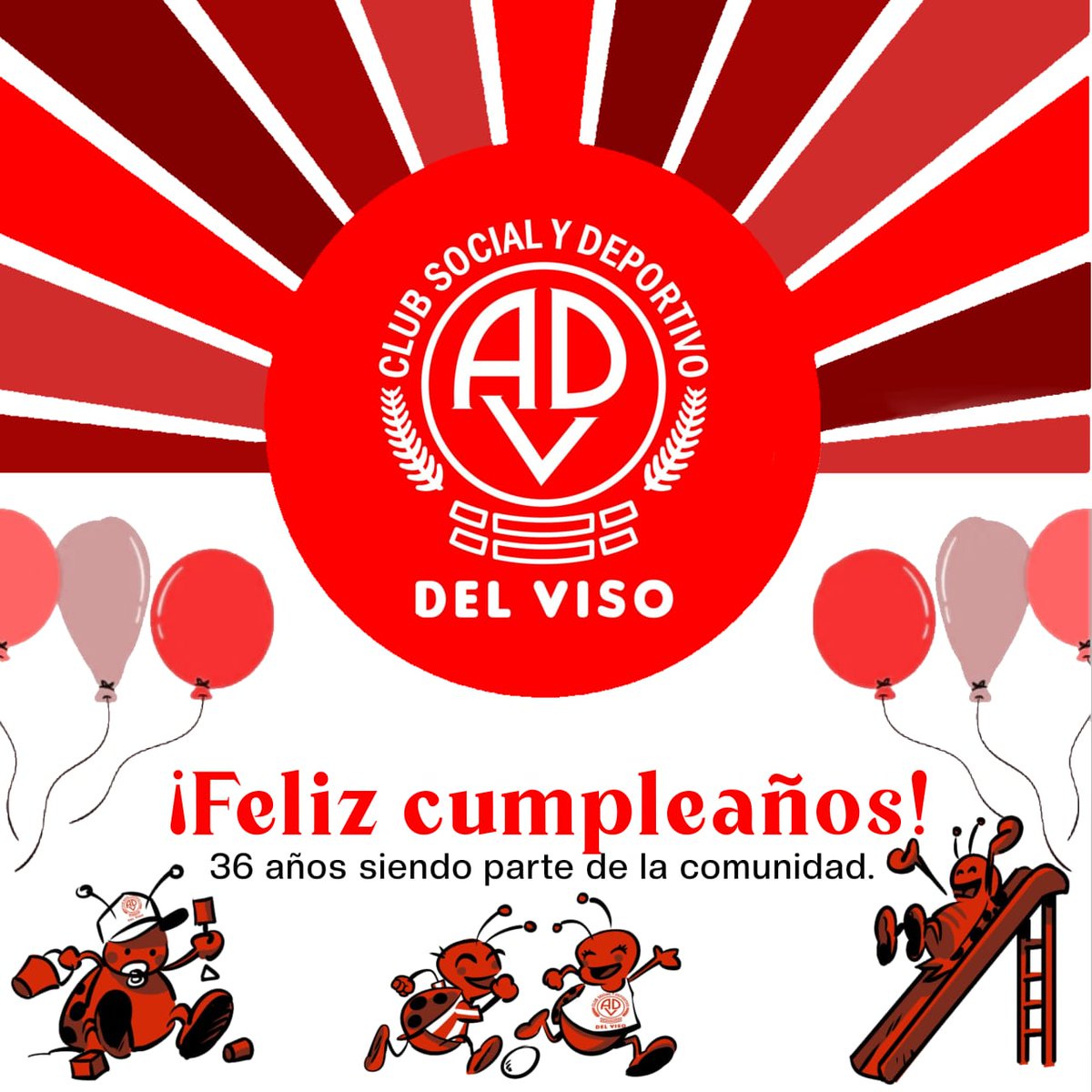 CADVoficial's tweet photo. ¡Féliz cumpleaños Club Argentinos de Del Viso! Felicidades a todos los que hace 36 años mantenemos la pasión y el compromiso de  hacer del Bicho, un Club cada vez más grande.

@pilaradiario
@pilardetodos
@fmestudio2
@fmplazapilar
@telvisonoticias
@DiarioResumen
@PeriodicoDPilar https://t.co/11LtVpTRHJ