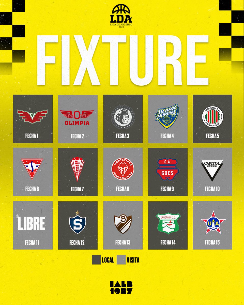 LarreOficial's tweet photo. 🛣 La 𝐑𝐮𝐭𝐚 del 𝐆𝐢𝐠𝐚𝐧𝐭𝐞

📆 Nuestro fixture para la 𝐩𝐫𝐢𝐦𝐞𝐫𝐚 𝐫𝐮𝐞𝐝𝐚 de la @LDA_Uy  𝟐𝟎𝟐𝟒

En el 𝑬𝒔𝒕𝒂𝒅𝒊𝒐 𝑹𝒐𝒎𝒆𝒐 𝑺𝒄𝒉𝒊𝒏𝒄𝒂, enfrentaremos a @VerdirrojoBbc  por la primera fecha. 🏠 https://t.co/5ciFknN508