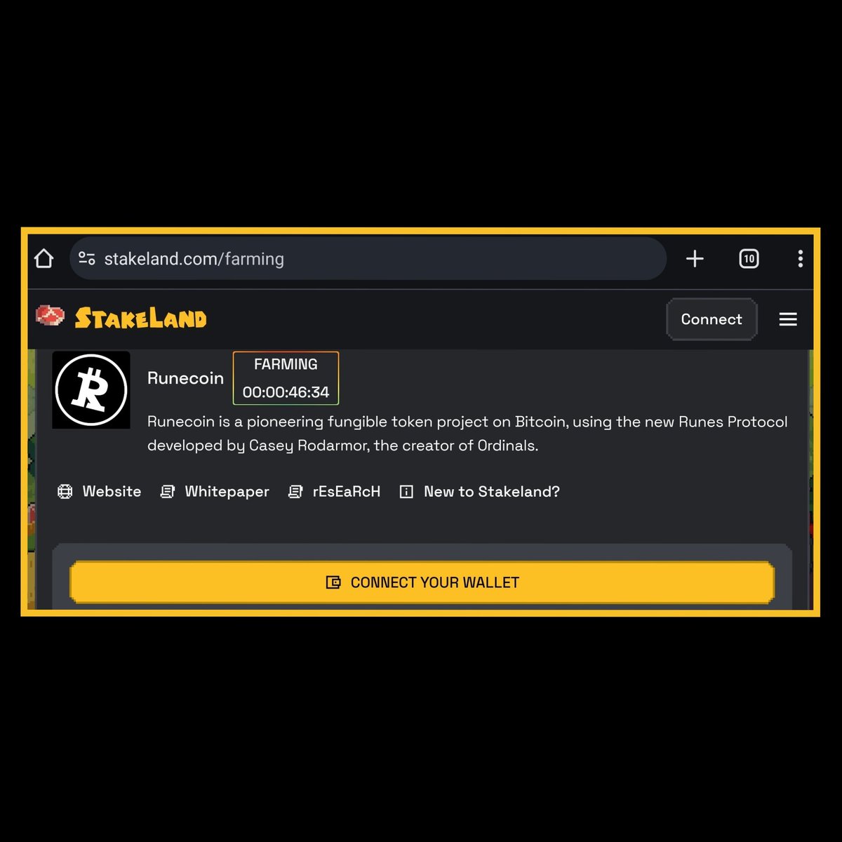 MinaGamilAzer's tweet image. Hurry Up 🚨

This is your last chance to farm @rune_coin on Stakeland 

Only 45 minutes left to finish Quests
, submit your Ordinal wallet #Xverse
And stake at least 690 $MEME ( $20 )

GET SOME STEAKS 🥩🥩🥩