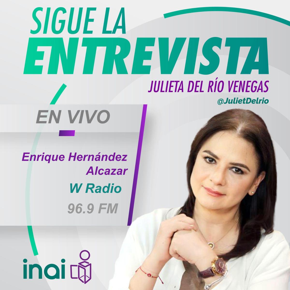 📌🎙 #AlAire la comisionada @JulietDelrio con @EnriqueEnVivo en @WRADIOMexico 🎧 #EnVivo por ow.ly/h8bT50RmNk8 o por 96.9 Fm