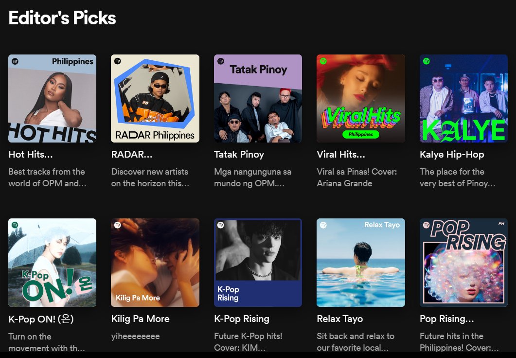 MANAI π (@manai_14) on Twitter photo From yesterday, once na pumasok jan ang song ng boys, please play it sa mga editor's pick. Malaking bagay talaga na jan tayo makinig.
#SB19 <a href="/SB19Official/">SB19 Official</a> From yesterday, once na pumasok jan ang song ng boys, please play it sa mga editor's pick. Malaking bagay talaga na jan tayo makinig.
#SB19 <a href="/SB19Official/">SB19 Official</a>