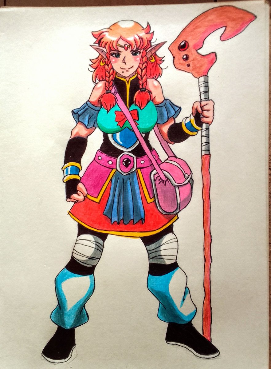 franciscoarques's tweet photo. Mais uma Elfa O.C (Original Character) Maga para noite de terça-feira. https://t.co/6BFi7J2zhY